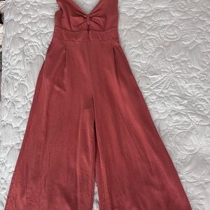 Elegant Women's Jumpsuit in Coral